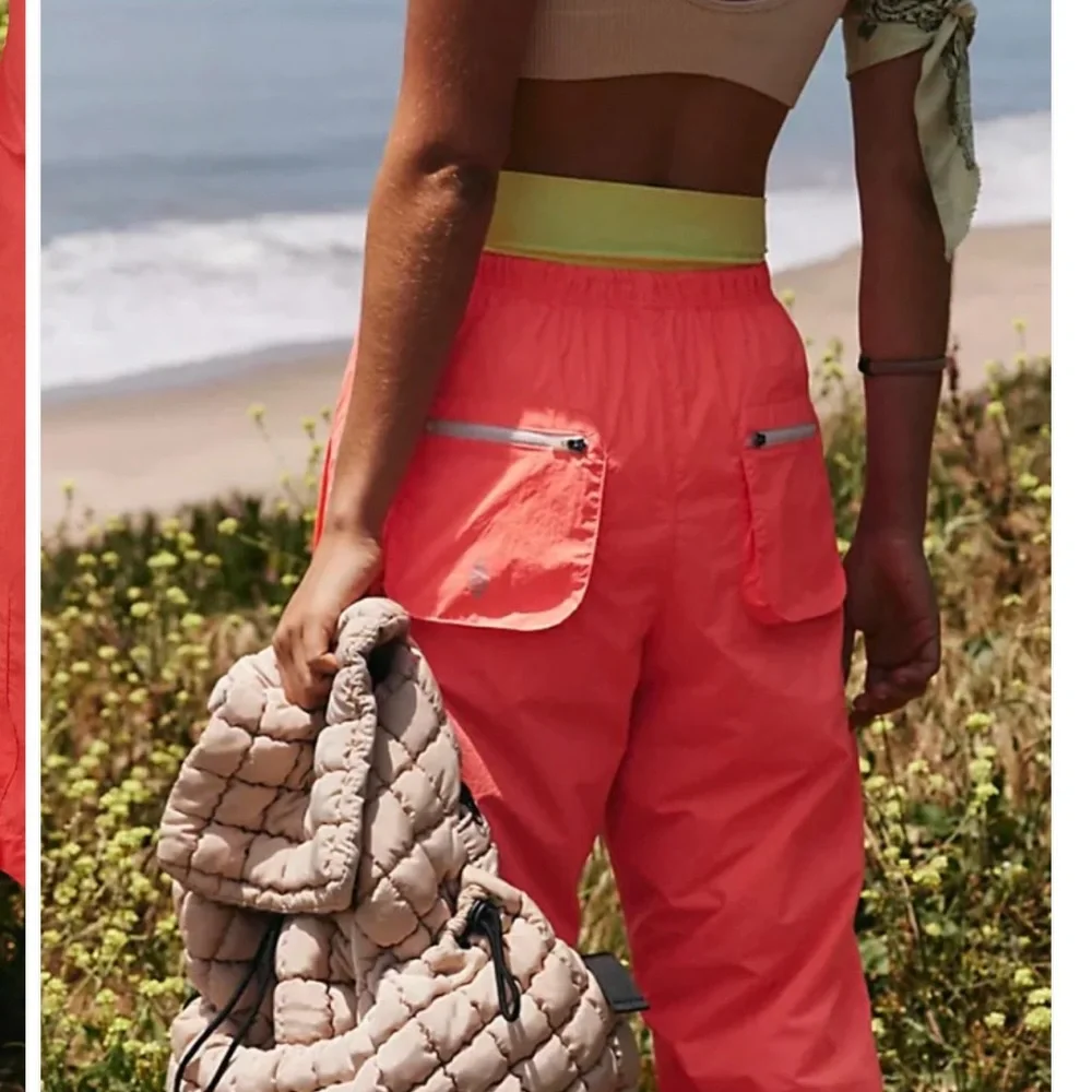 FP Movement by Free People Vibrant Coral Joggers - Picture 2 of 10